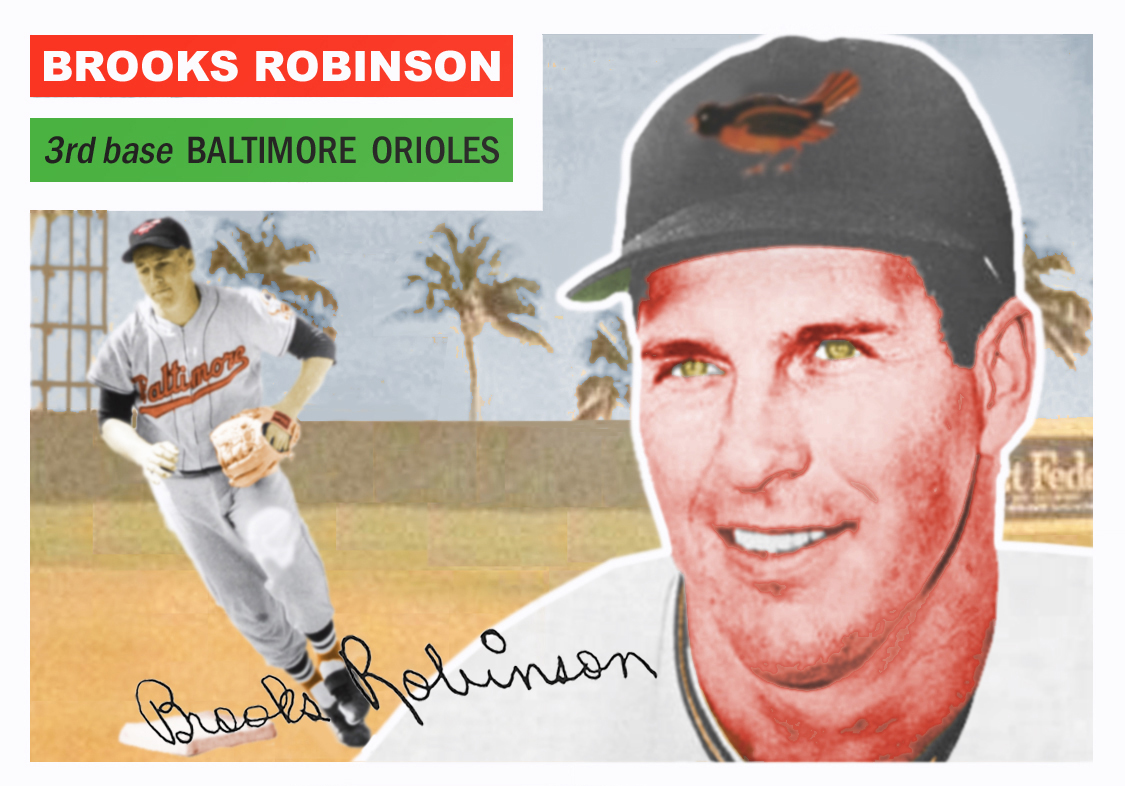 Signed Brooks Robinson Ball - Multi