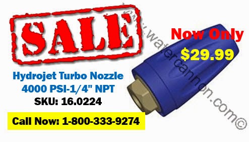 Hydrojet Turbo Nozzle 4000PSI.