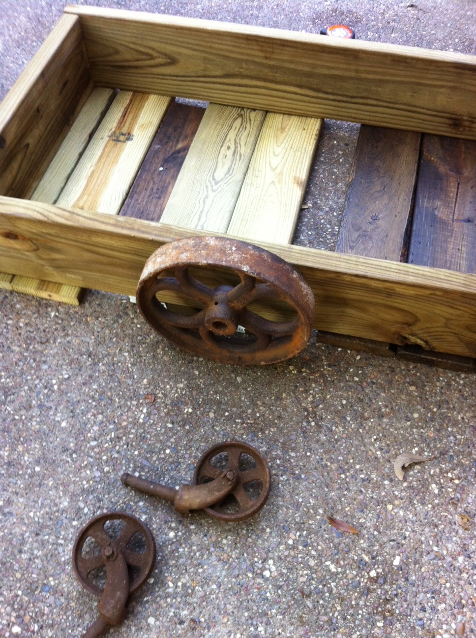 Factory Cart Table DIY { Restoration Hardware Inspired } THE BLISSFUL BEE