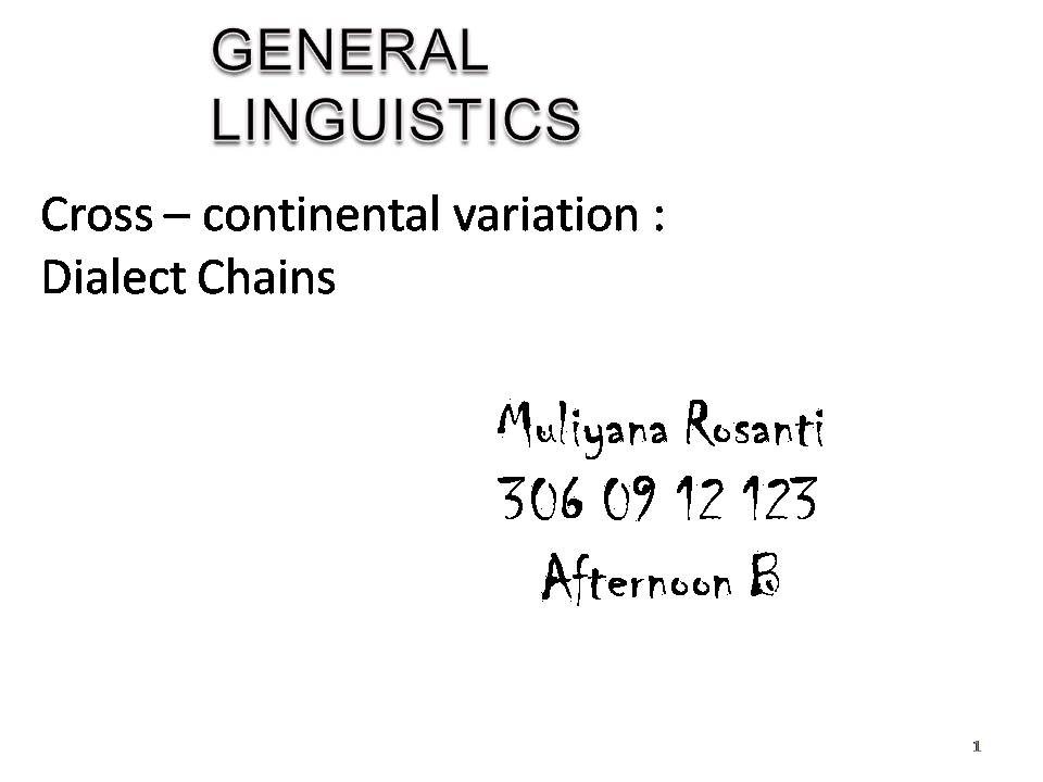 Bukan KULIT_Bukan BUAH Crosscontinental variation Dialect Chains