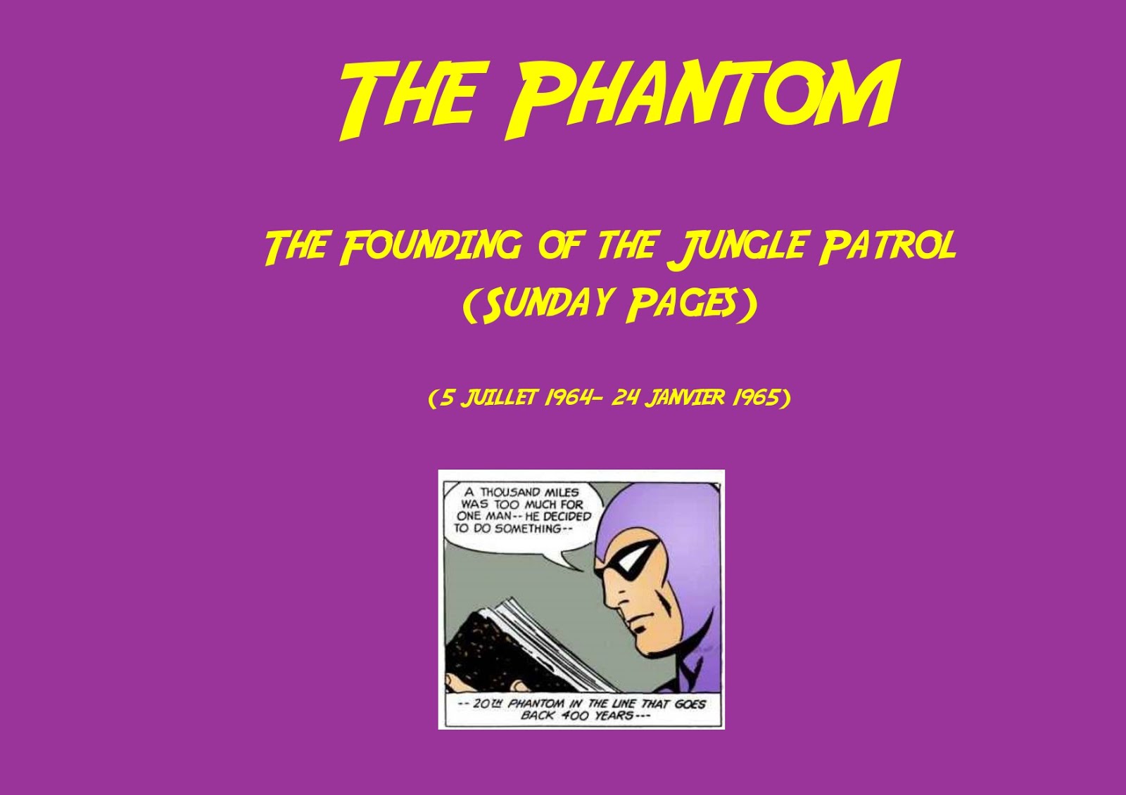 The Phantom 82, 91, 95, S63 & S64. Compilations de Voltaire57 (V.O.)