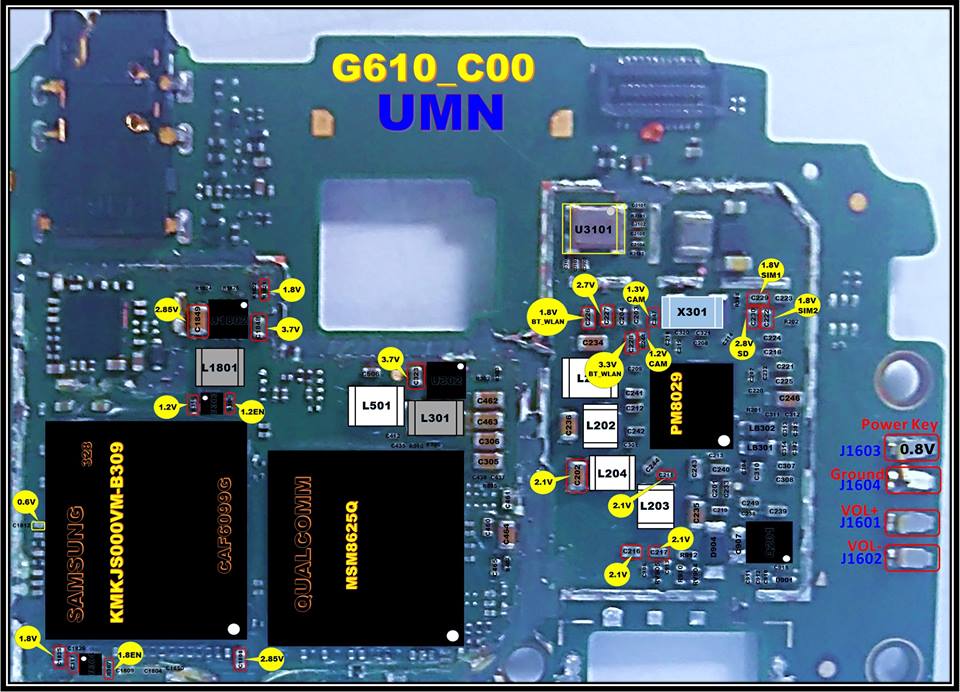 Huawei G610 C00 Diagram