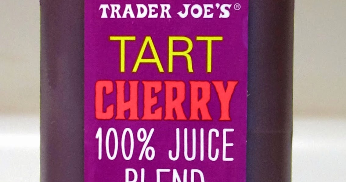 Exploring Trader Joe's Trader Joe's Tart Cherry 100 Juice Blend