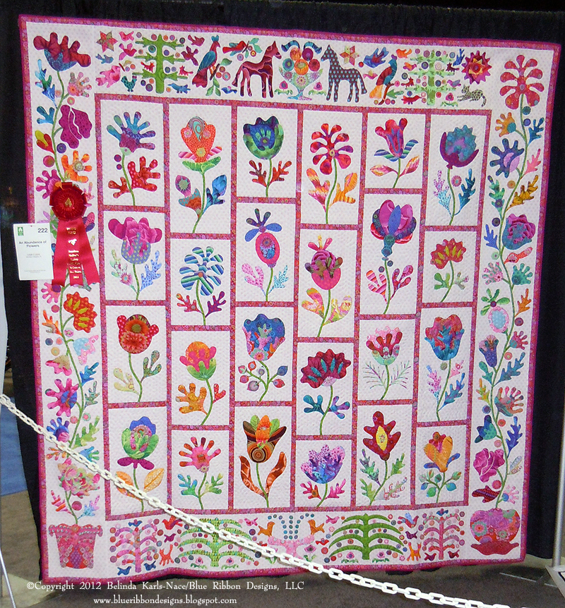 Samplings From A Blue Ribbon Girl AQS Quilt Show & Contest Des