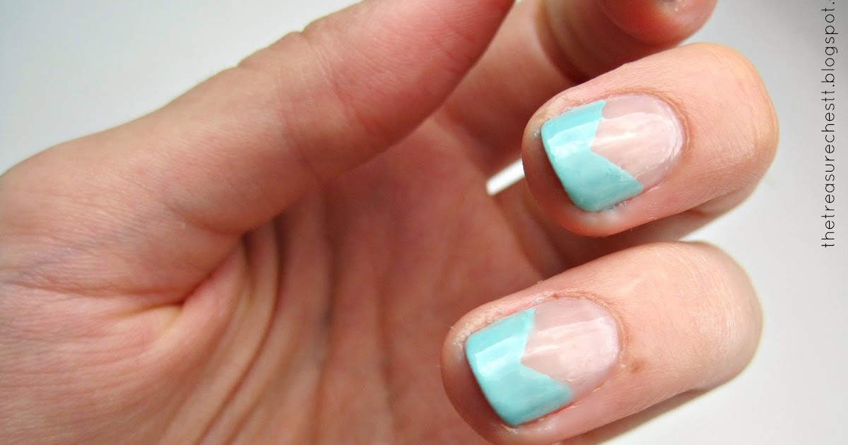 The Treasure Chest Geometric Tips The New French Manicure