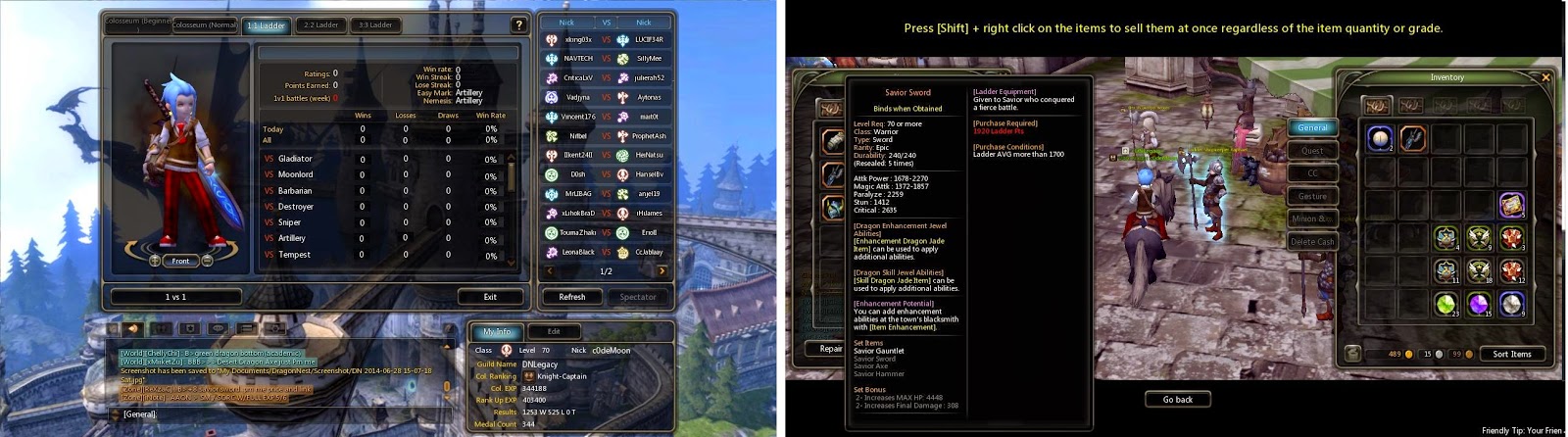 Dragon nest sea how to get weapon of darkness exchange coupon