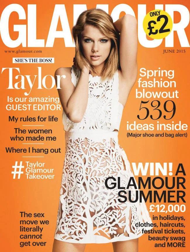 Taylor Swift is chic for the Glamour UK June 2015 issue
