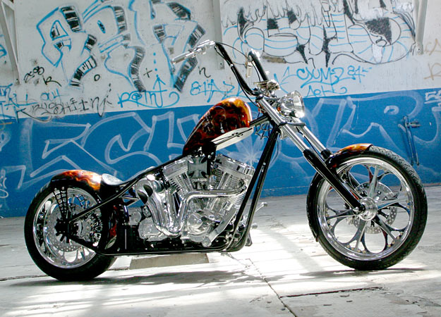 Jesse James Chopper Bike Restoration Bike Shops West Coast - Main Image