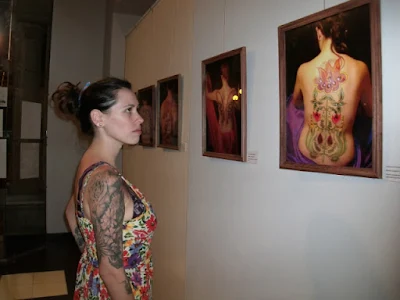 muestra de magdalena negri chacabuco maquillaje decorativo tatuajes
