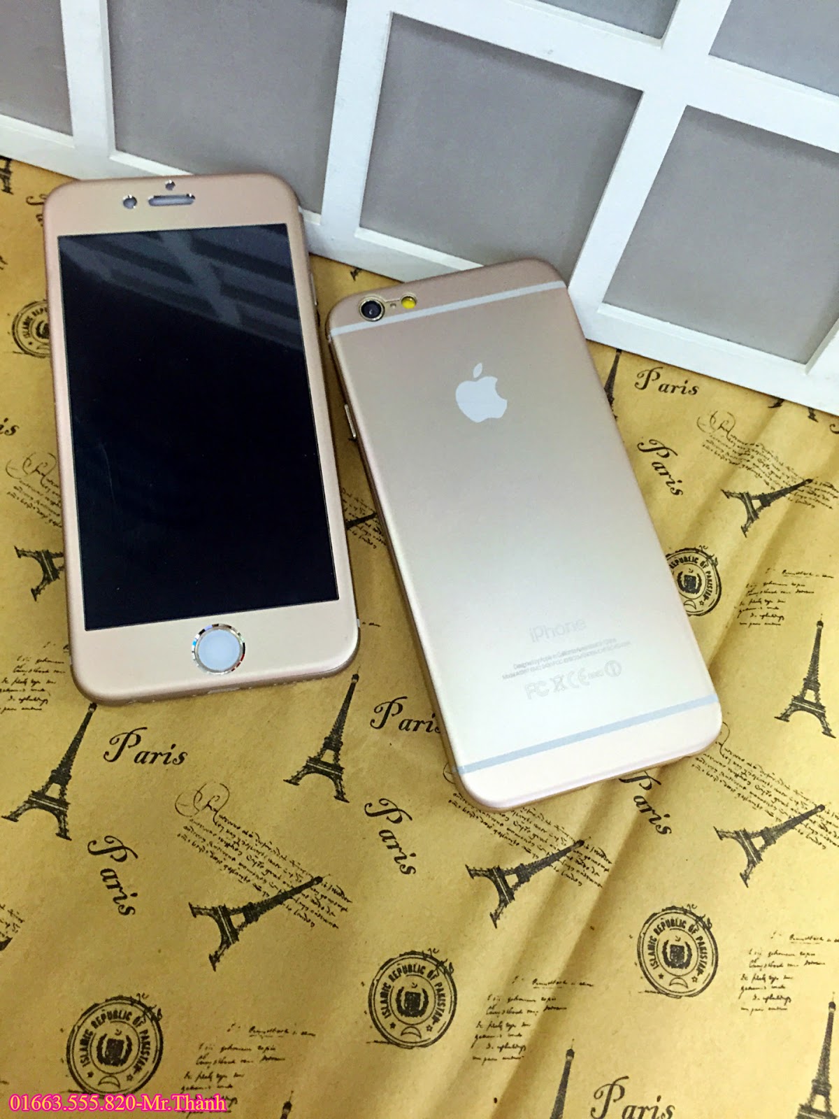 Kính Cường Lực Nhôm Full Đổi Màu Máy iPhone 6Plus 2Mặt Kính Cường Lực Nhôm Full Đổi Màu Máy iPhone 6Plus 2Mặt