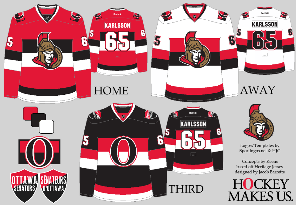 It's time to change our jerseys. : OttawaSenators