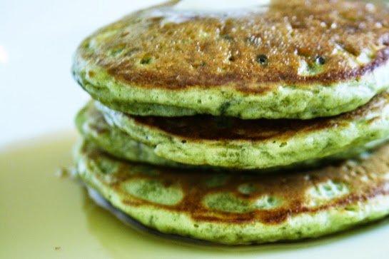 Matcha Morning Pancakes