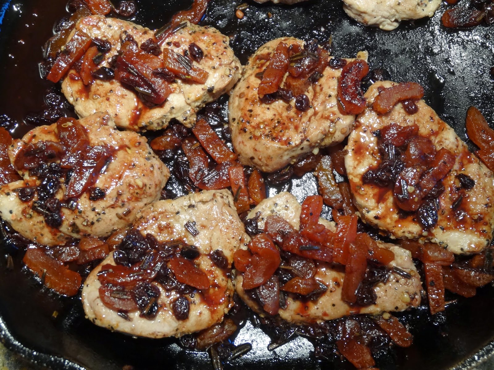 Sauteed Pork Tenderloin Medallions with Port Sauce