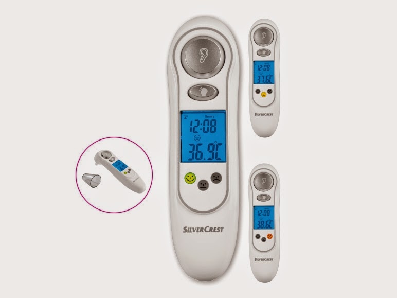 Silvercrest Personal Care Digital Forehead & Ear Thermometer Lidl