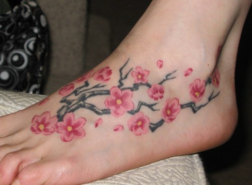 tattoos for women on foot. Foot Tattoo Designs For Women