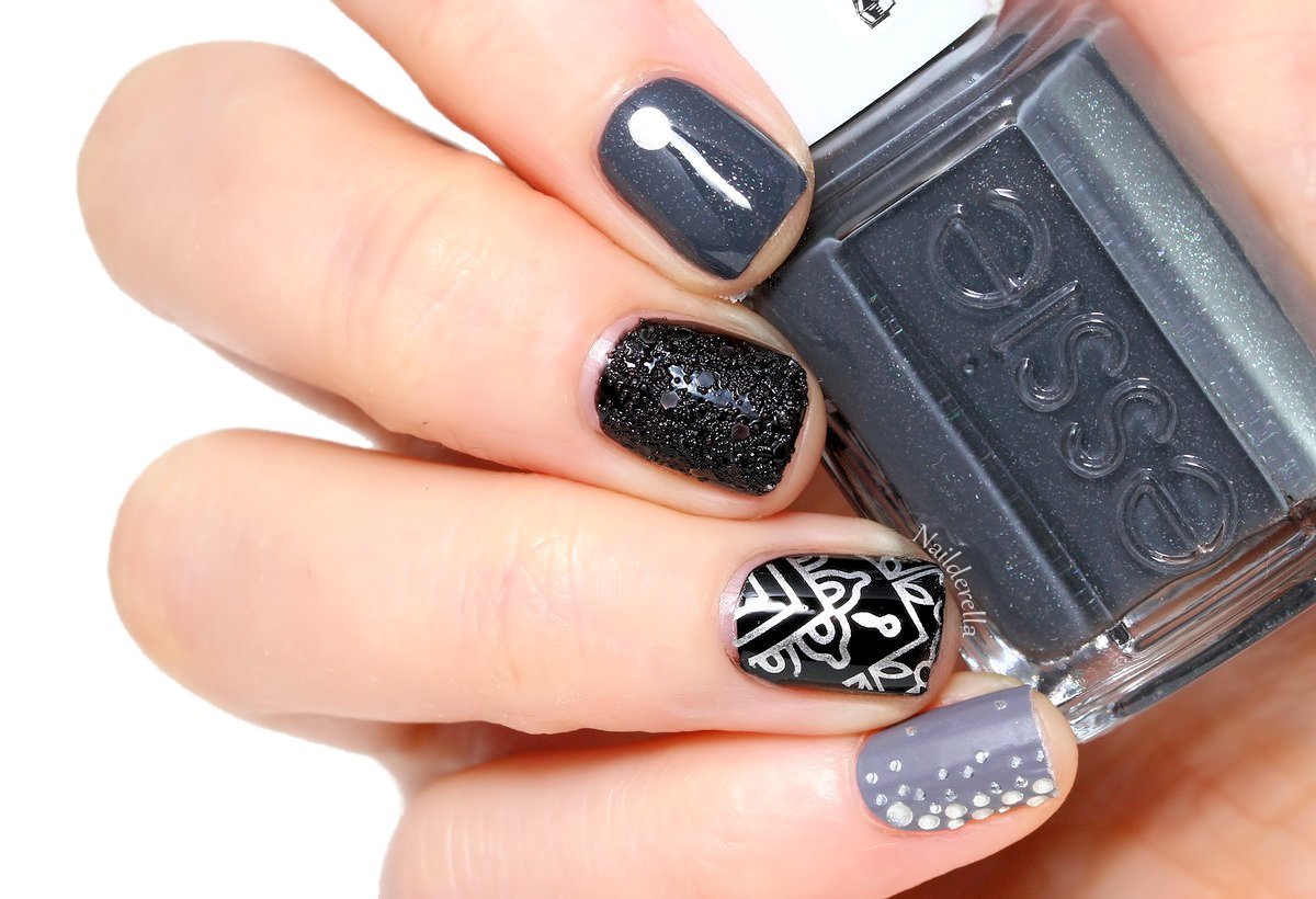 Essie Mix 'n' match and BPS plate Nailderella