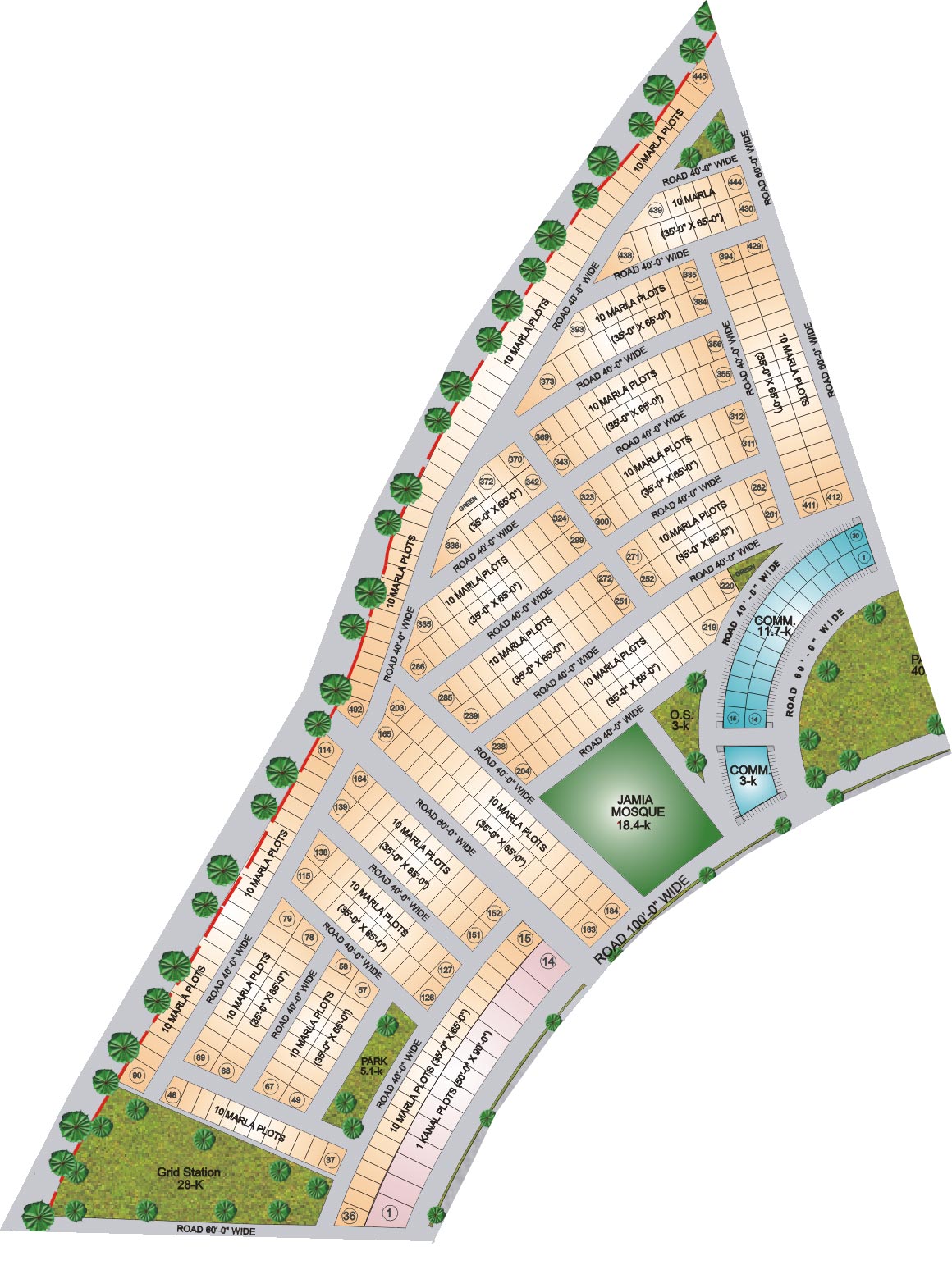 Broadway Estates Lahore Paragon City An Overview & Maps