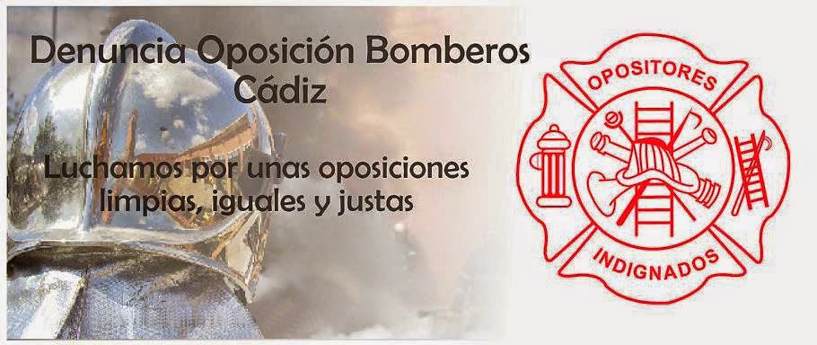 Denuncia Oposición Bomberos Cádiz