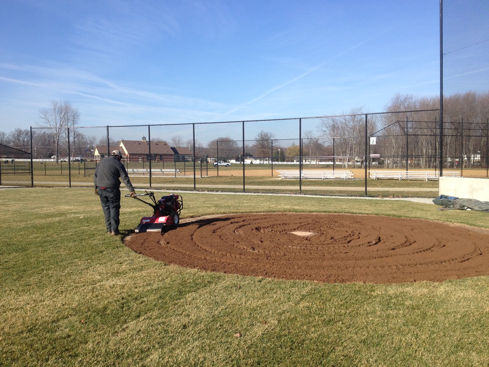 Smart Turf Installing Mound Clay in the Batters and Catchers Boxes