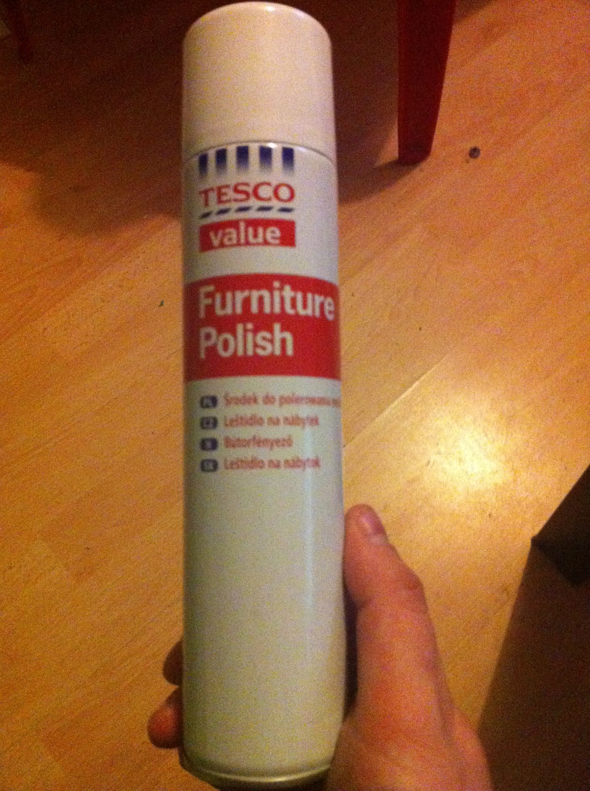 A Review A Day Today's Review Tesco Value Furniture Polish
