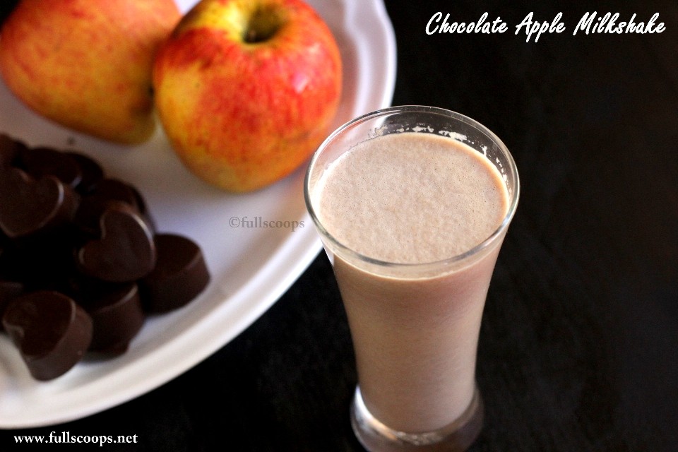 Chocolate Apple Milkshake Easy Milkshake Recipes Full Scoops A