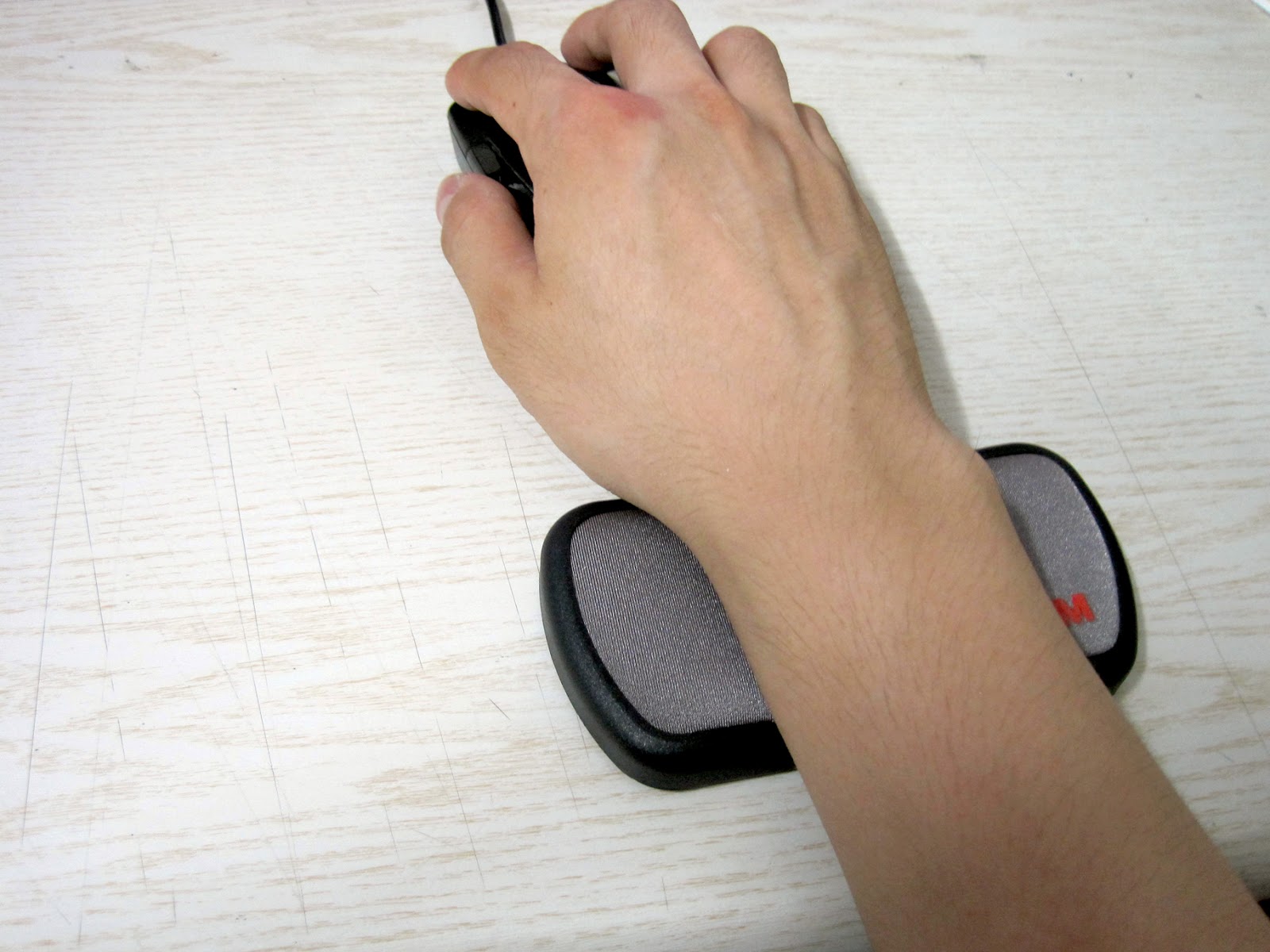 John Black Style's Korean Life Smoothly Gliding Mouse Wrist Rest Pad