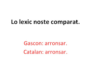 Cat. 'a la ronsa', esp. 'a la ronza', deu gasc. 'a l'arronç', etim. lat. fŭndus.