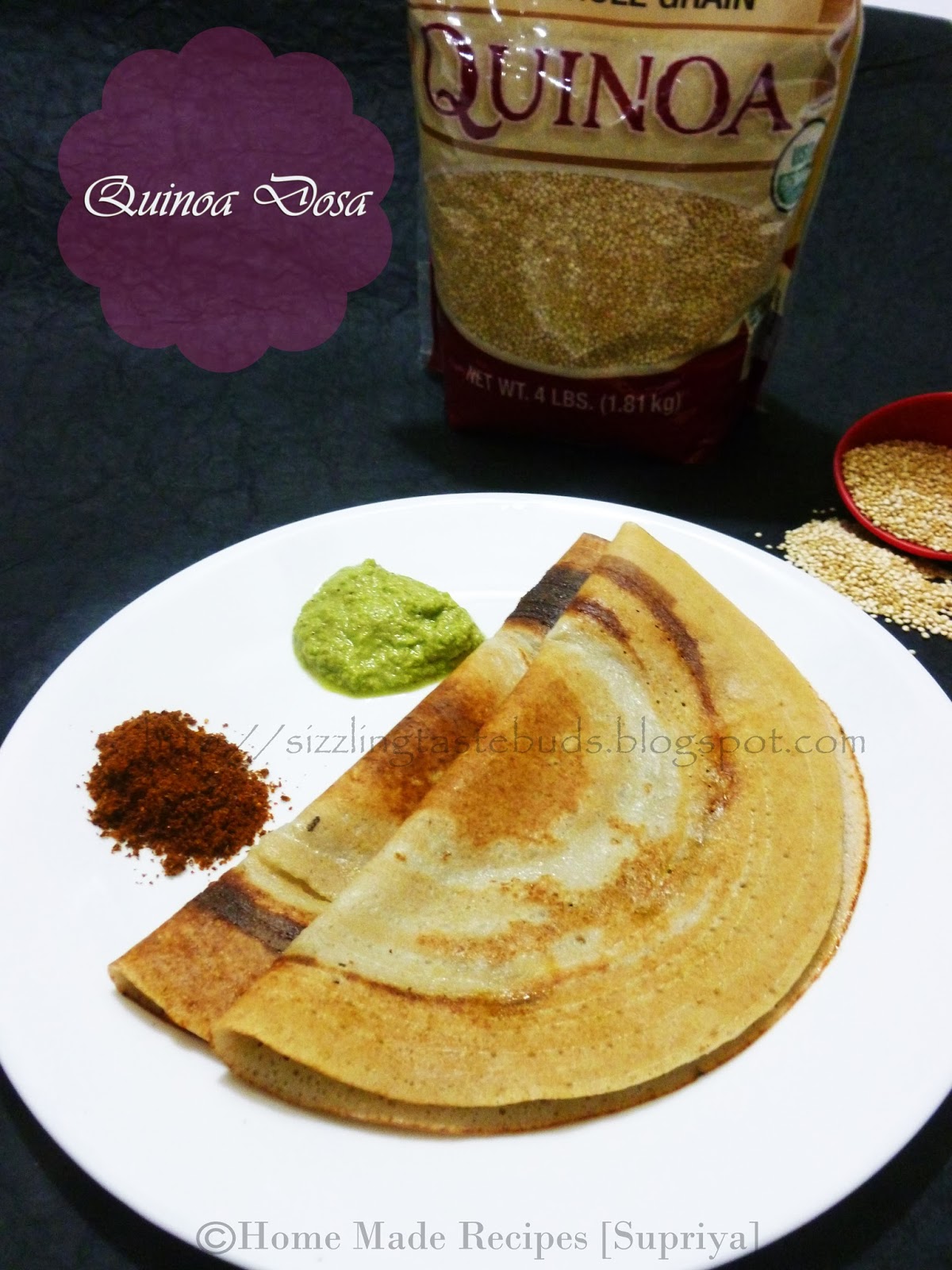 Home Made Recipes Quinoa Dosa Healthy Dosa
