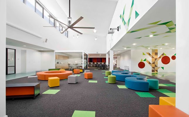 Schools with a colorfull splash