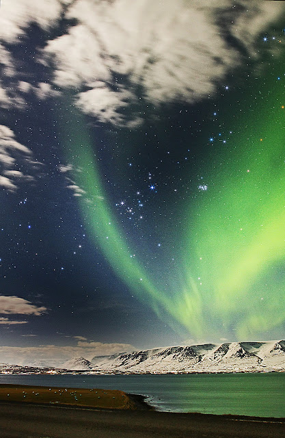 Aurora over Akureyri