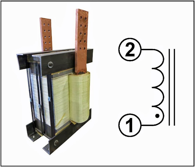 L/C High Current Gapped Inductor, 18.57 uH, 4000 Amps
