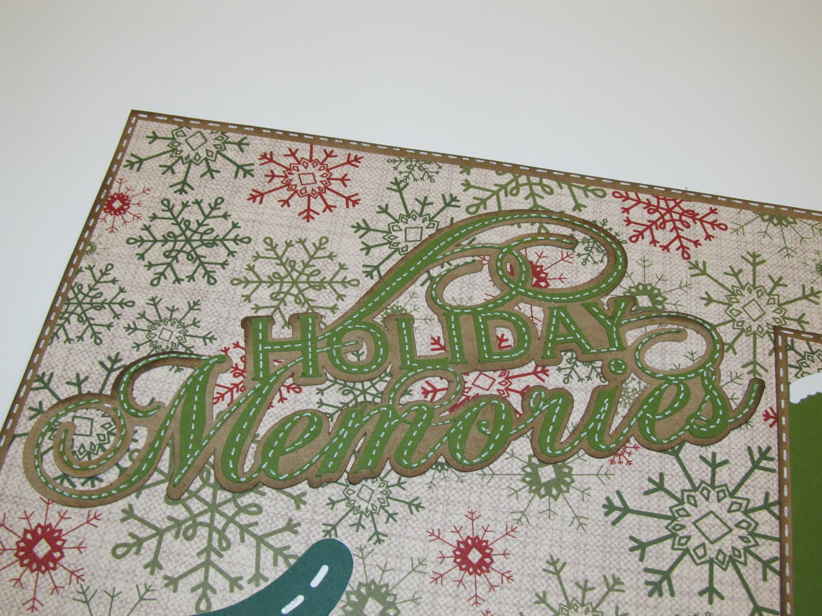 Creative Cricut Designs & More.... Holiday Memories Double Page Scrapbook Layout