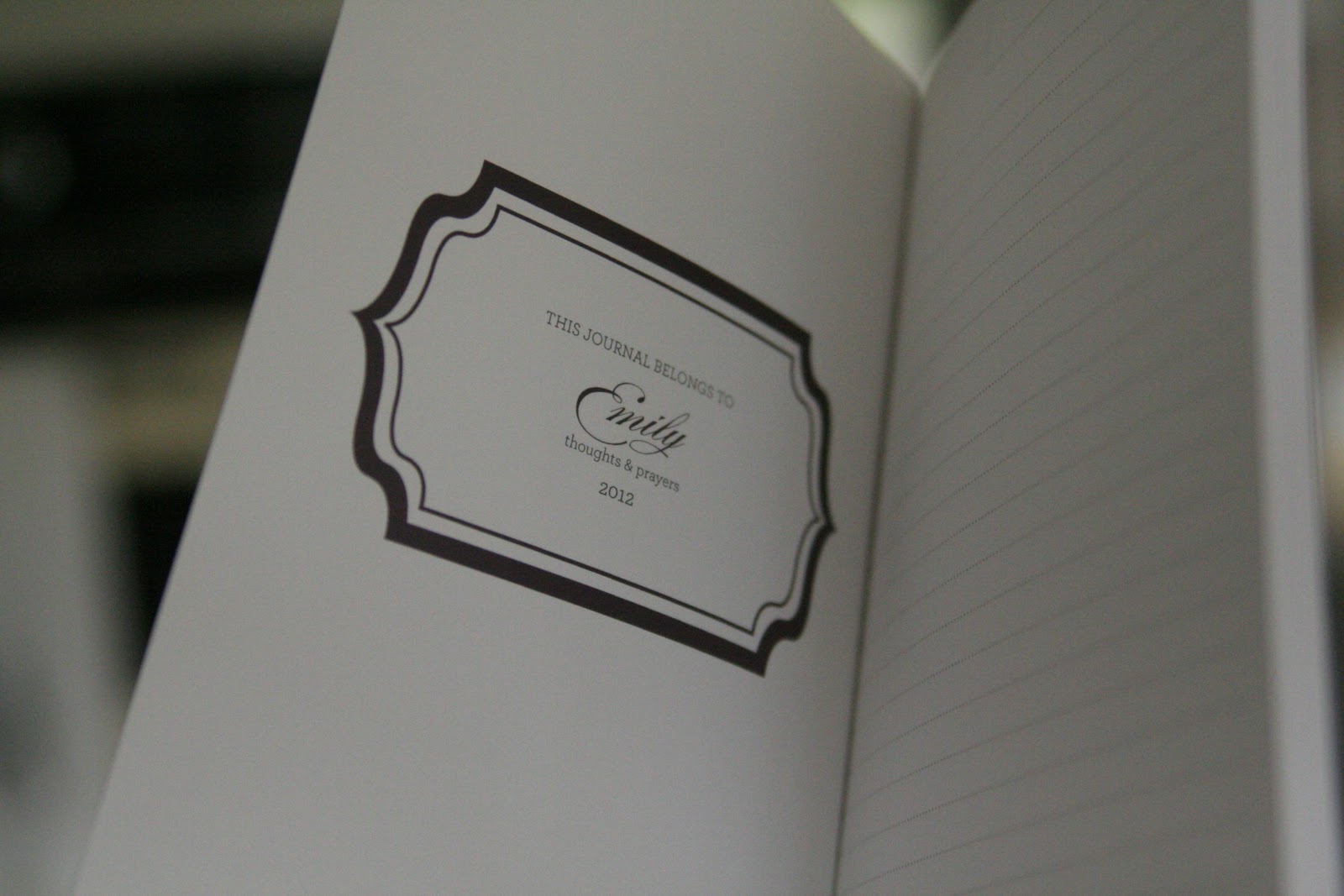 simple thoughts Minted journal love