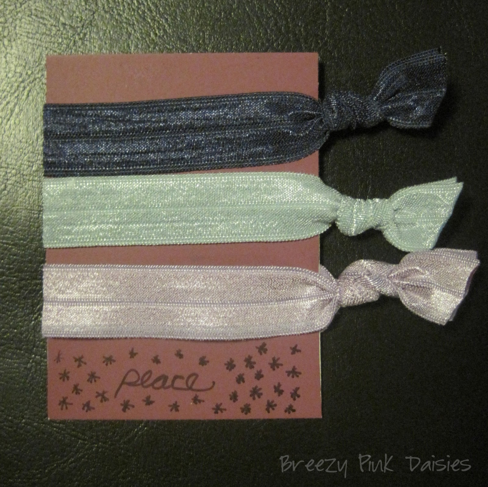 Breezy Pink Daisies DIY {No Crease} FOE Hair Ties