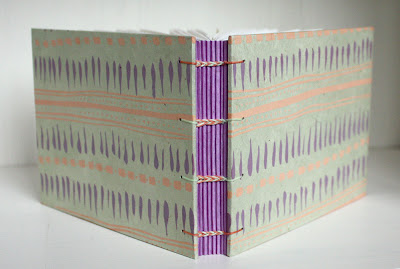 screenprinted handmade journal by Katie Gonzalez screenprinted handmade journal by Katie Gonzalez
