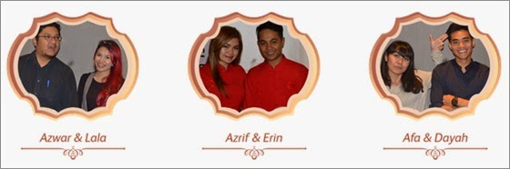 Senarai 10 pasangan peserta bakal pengantin program TV Astro Pelamin Fantasia, perkahwinan impian dan idaman, gambar peserta Pelamin Fantasia
