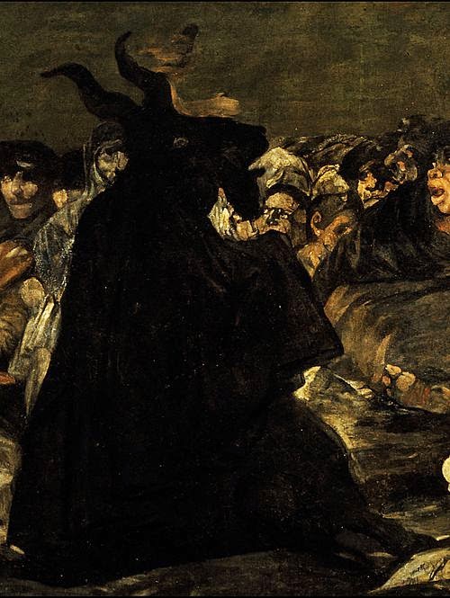 Artnautics: Witches' Sabbath (The Great He-Goat) - Francisco Goya
