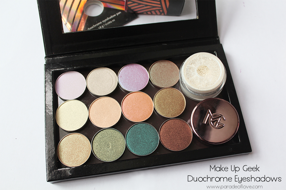 Makeup Geek Duochrome Eyeshadows Roanna Tan Paradeoflove