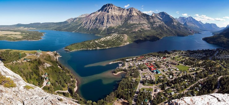 Waterton Lake – a Natural Wonder Embedded in the Mountains, Canada Waterton Lake – a Natural Wonder Embedded in the Mountains, Canada