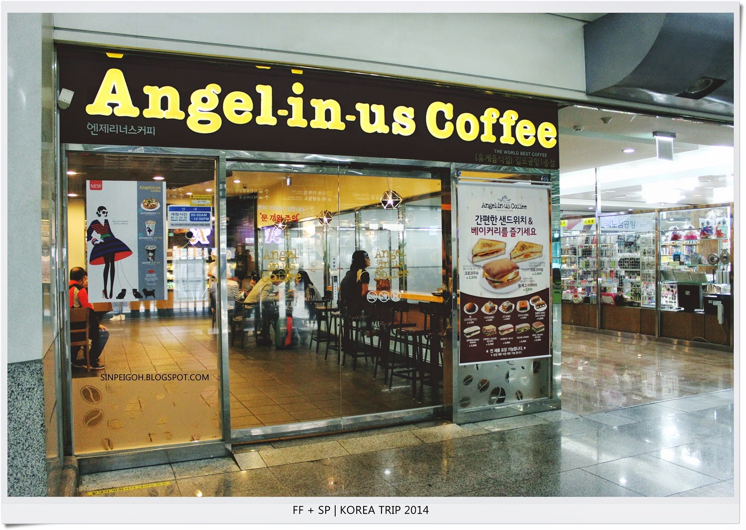 韓國｜連鎖咖啡店·Angelinus Coffee(엔제리너스커피) 吃吃喝喝 · 看世界