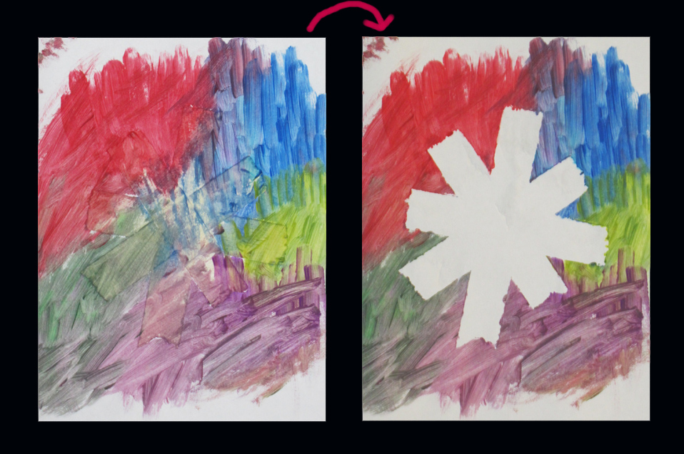 Painting With Tape Preschool Powol Packets