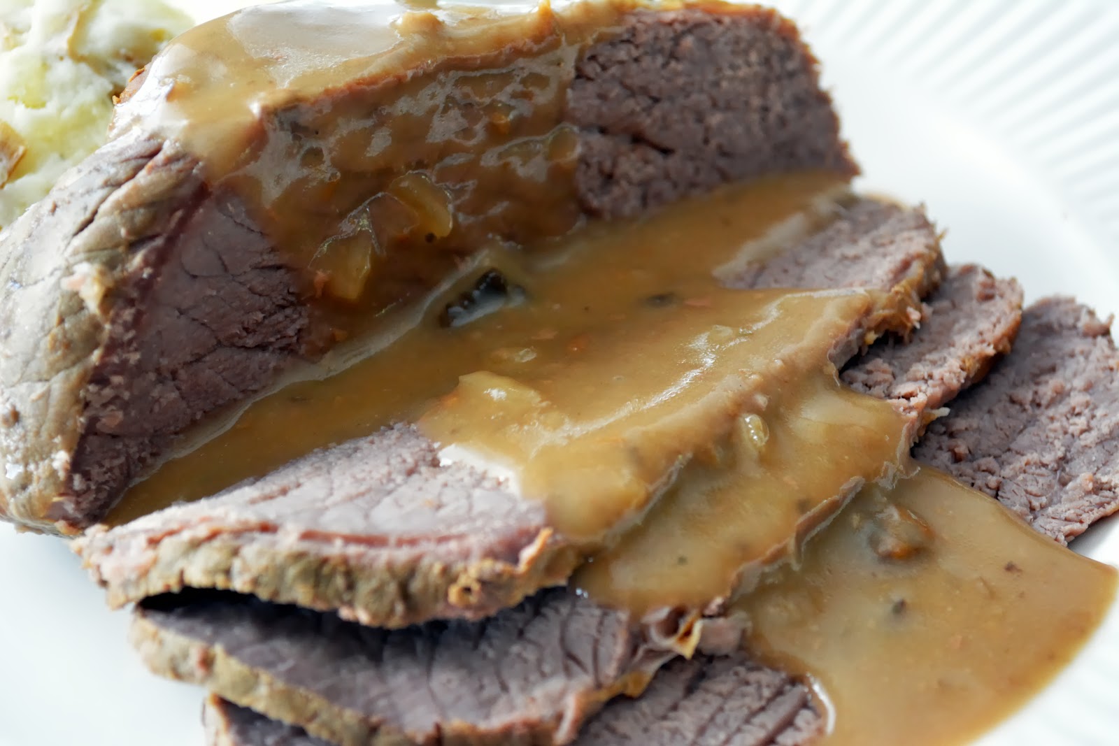 Ladybug's Landing Easy Slow Cooker Roast Beef & Gravy