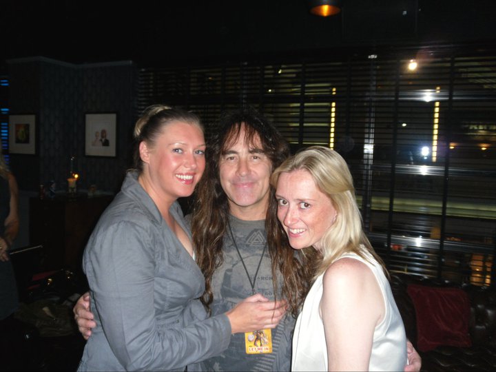Fotos: Dennis Stratton e Steve Harris juntos!