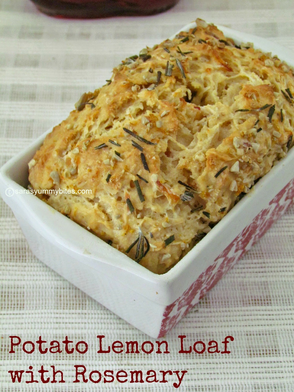 Potato Lemon Loaf with Rosemary SarasYummyBites