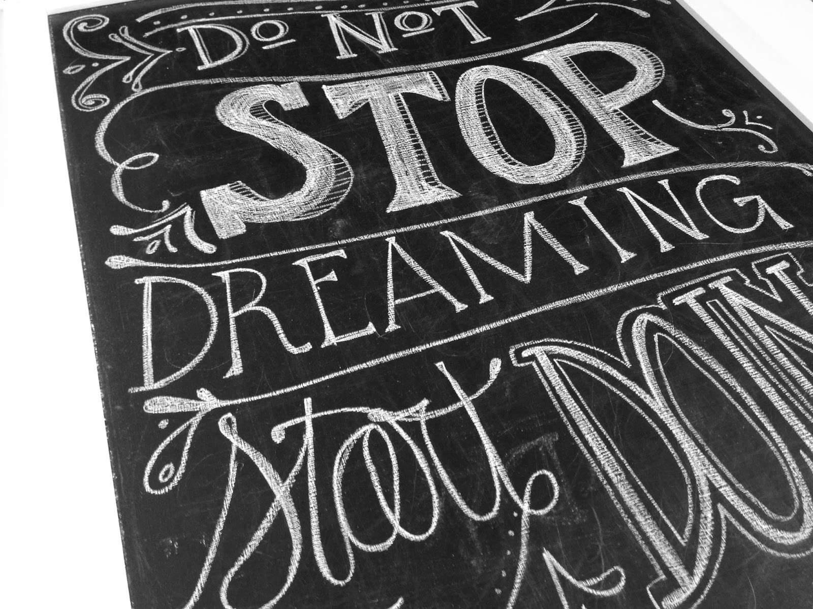 Tied Ribbon Chalkboard Writing Tips & Tricks