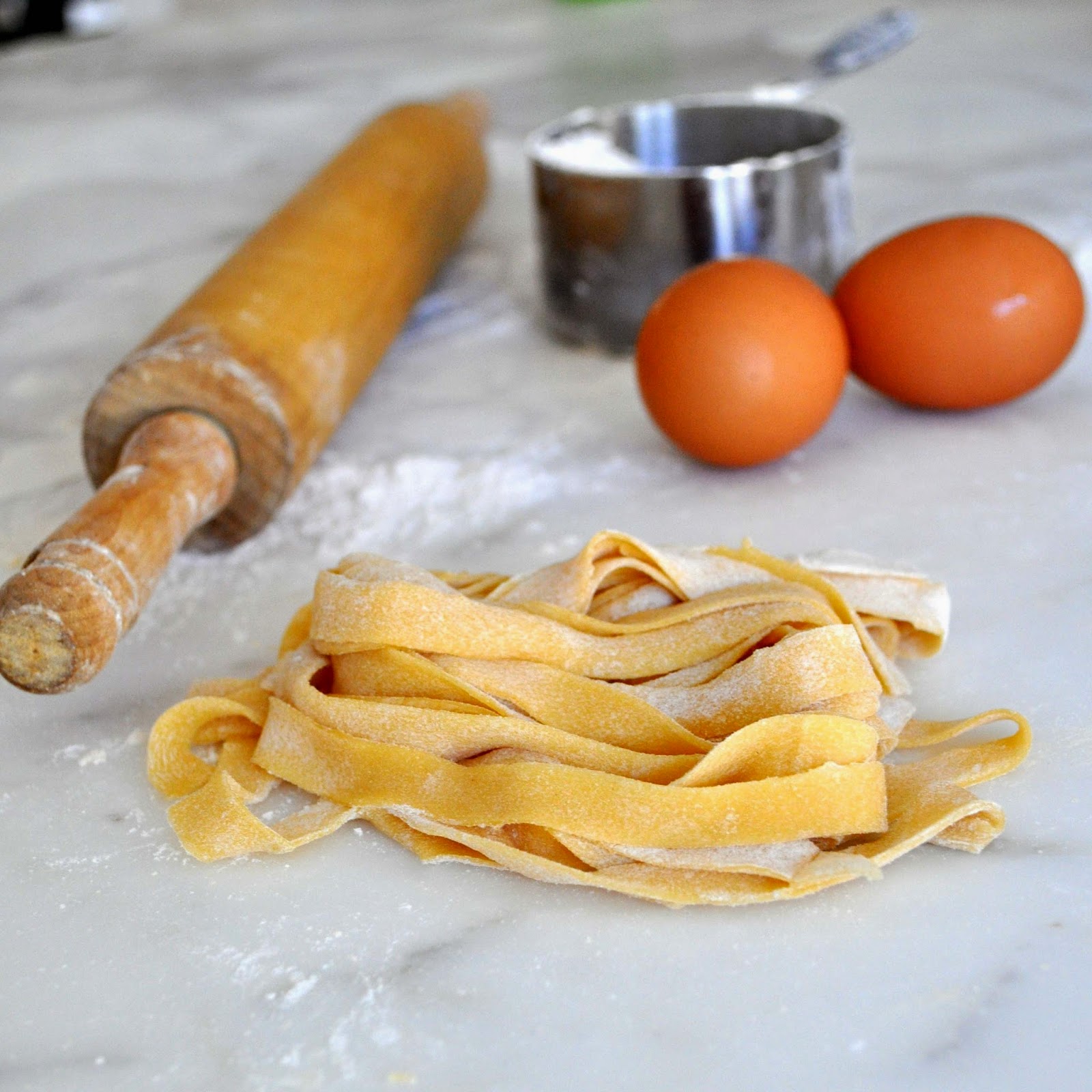 Cooking with Manuela Fresh Handmade Egg Tagliatelle Pasta