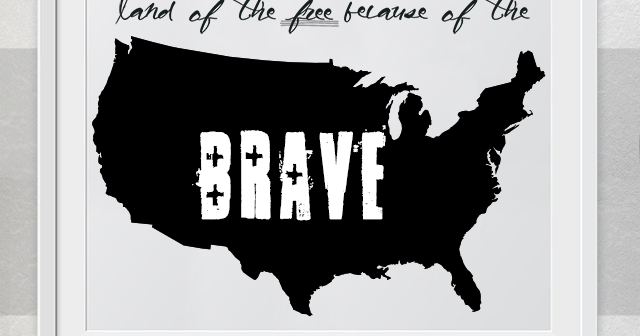 Black And White Obsession Land Of The Free Because Of The Brave Free Printable Summer Hop