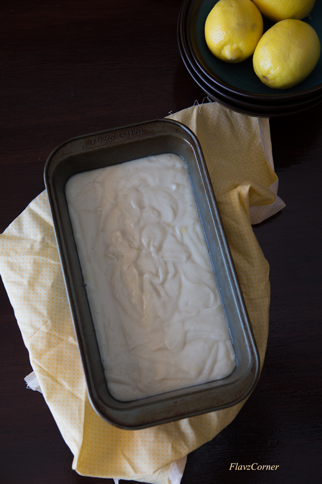 Eggless Yogurt Loaf With Lemon Glaze