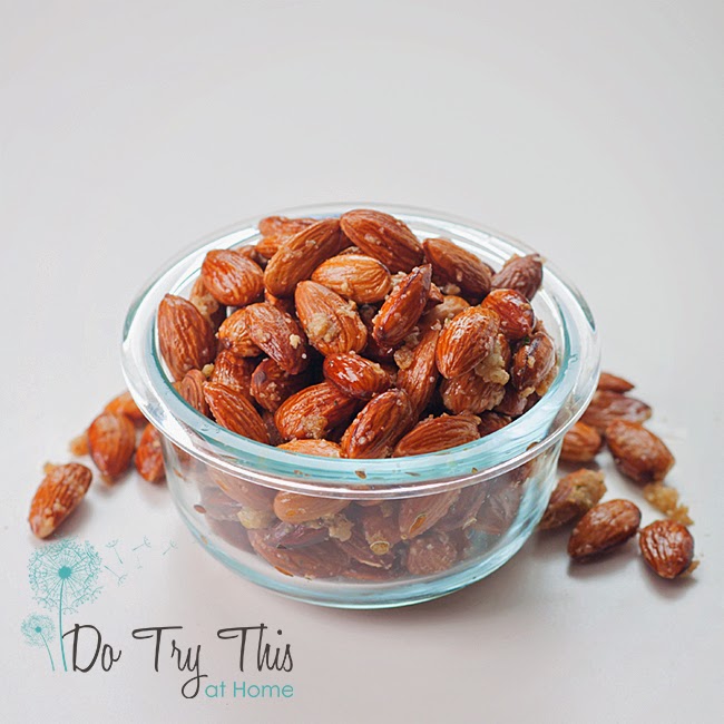 Do Try This at Home: Easy Garlic Almonds