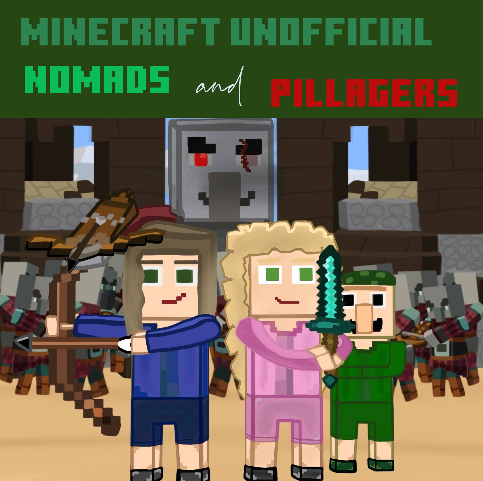 Minecraft Unofficial Nomads and Pillagers
